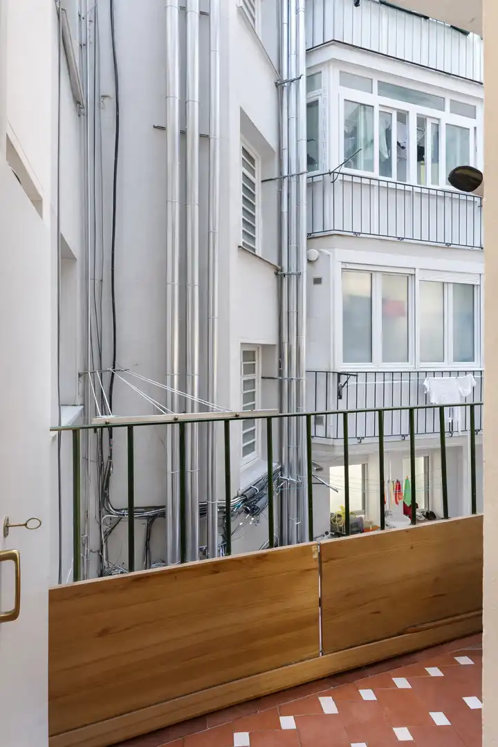 Balcony of Flat for sale in Madrid  with Air Conditioner, Heating and Terrace