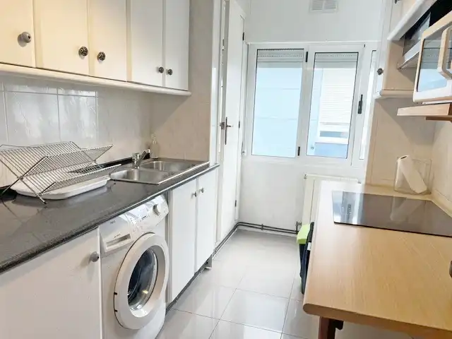 Kitchen of Flat for rent in Santander  with Heating, Parquet flooring and Furnished