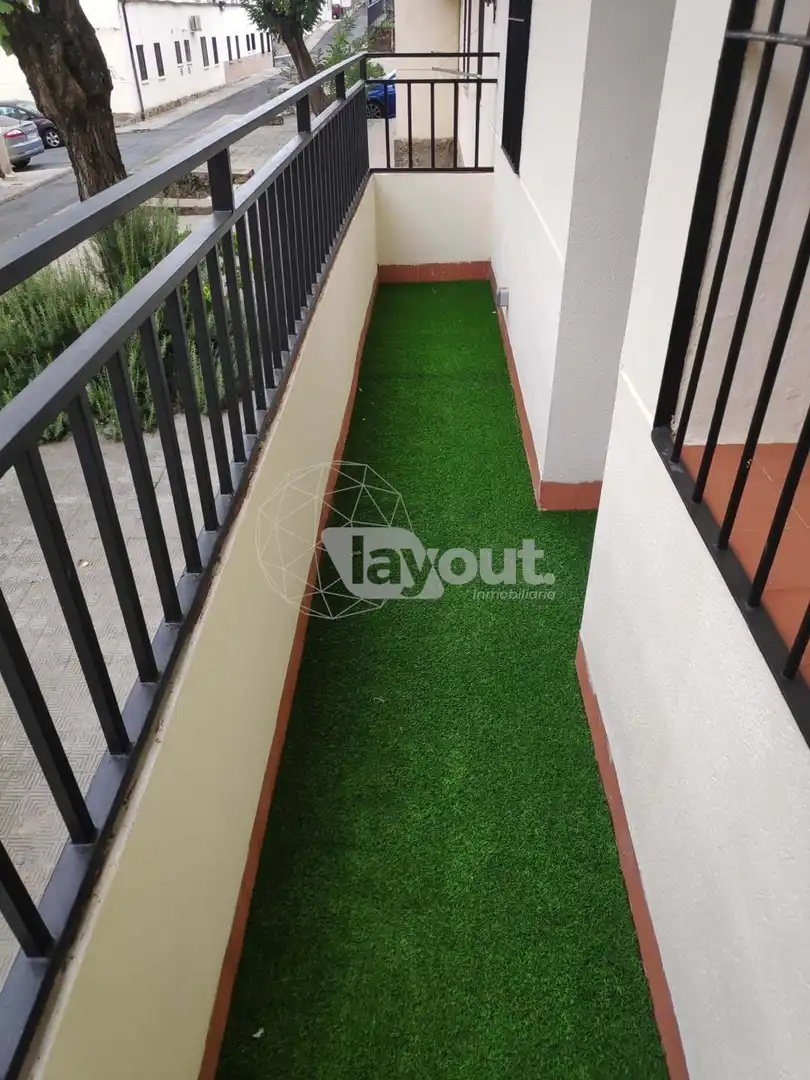 Terrasse von Wohnung zur Miete in Plasencia mit Klimaanlage und Terrasse