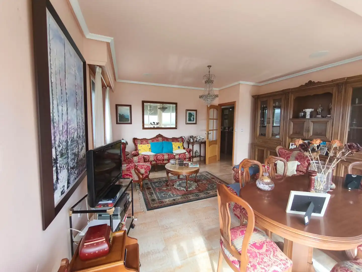 Living room of Houses for sale in Toén  with Heating, Private garden and Parquet flooring