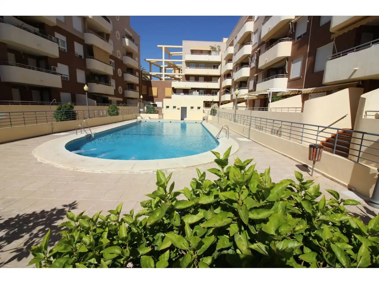 Swimming pool of Flat for sale in Roquetas de Mar  with Air Conditioner, Terrace and Furnished