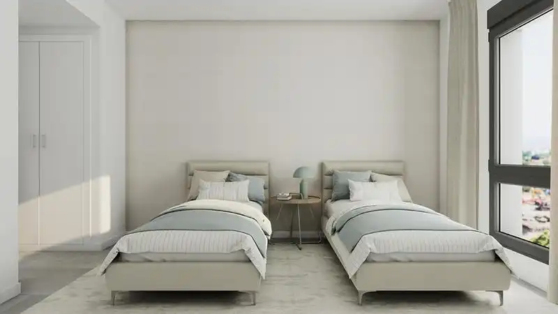 Bedroom of Flat for sale in Estepona  with Air Conditioner, Heating and Private garden