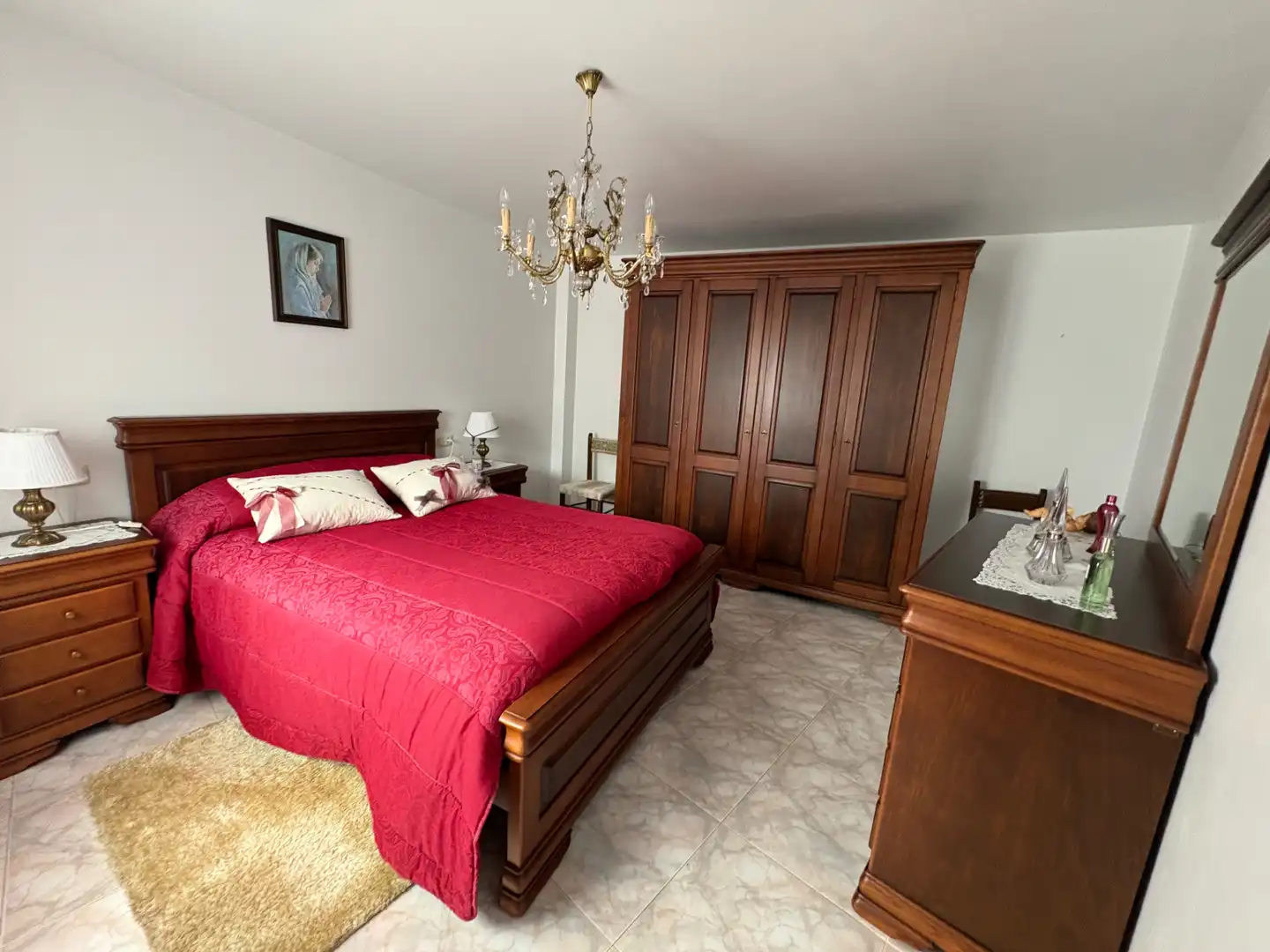 Bedroom of Houses for sale in Narón  with Private garden, Storage room and Furnished