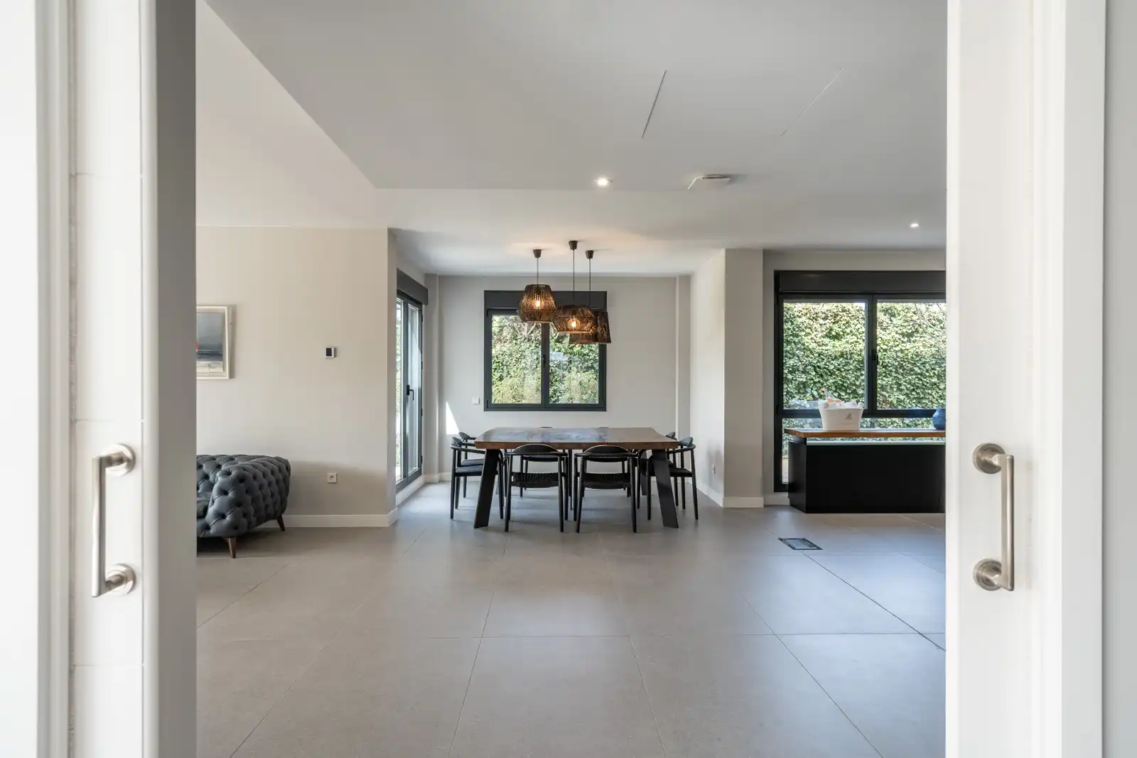 Dining room of Houses for sale in Villanueva de la Cañada  with Air Conditioner, Heating and Private garden