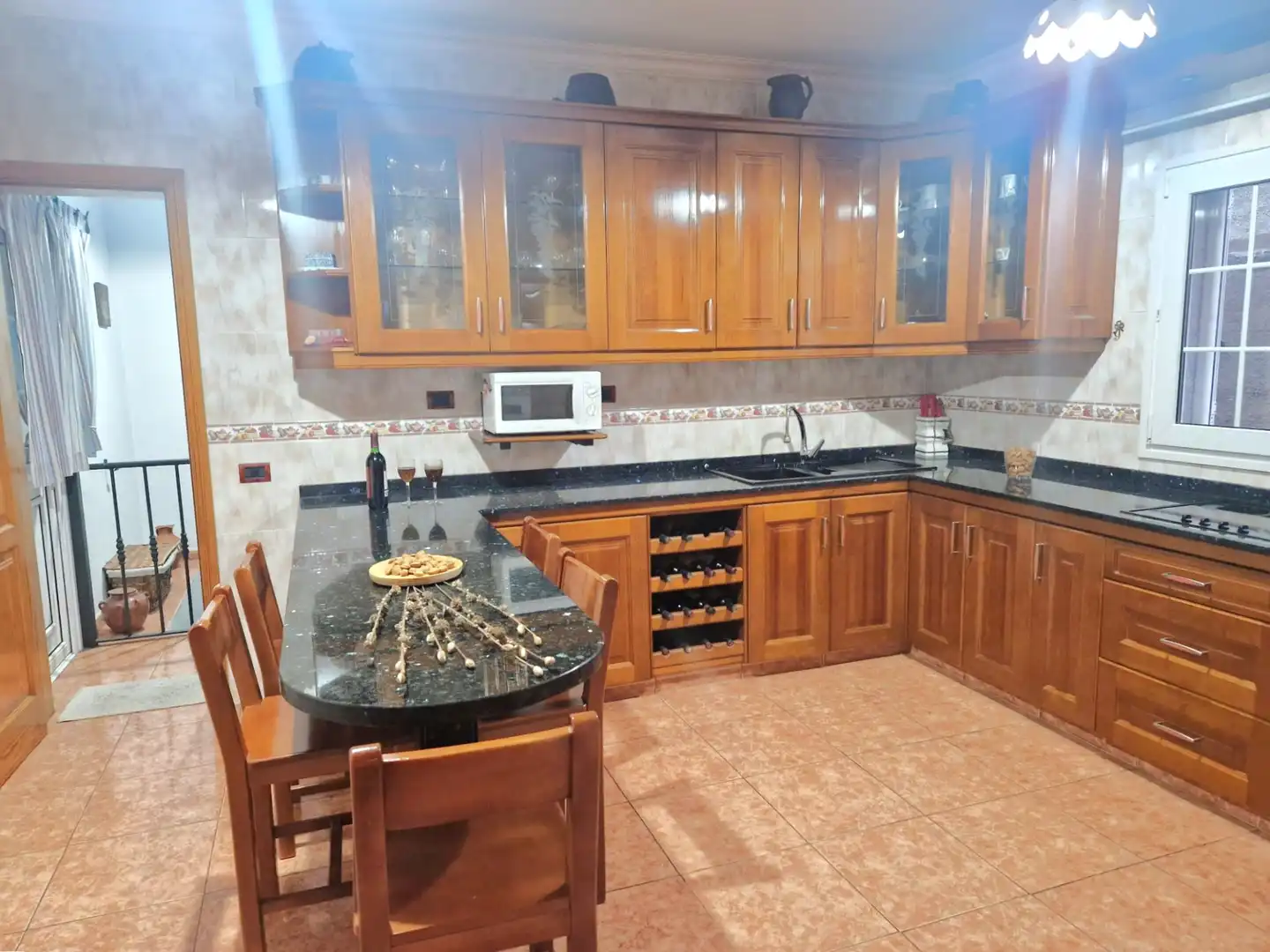 Cocina de Casa o chalet en venta en Vega de San Mateo con Jardín privado, Terraza y Internet