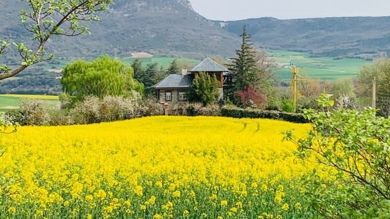 Vista exterior de Casa o xalet en venda en Allín / Allin amb Calefacció, Jardí privat i Terrassa