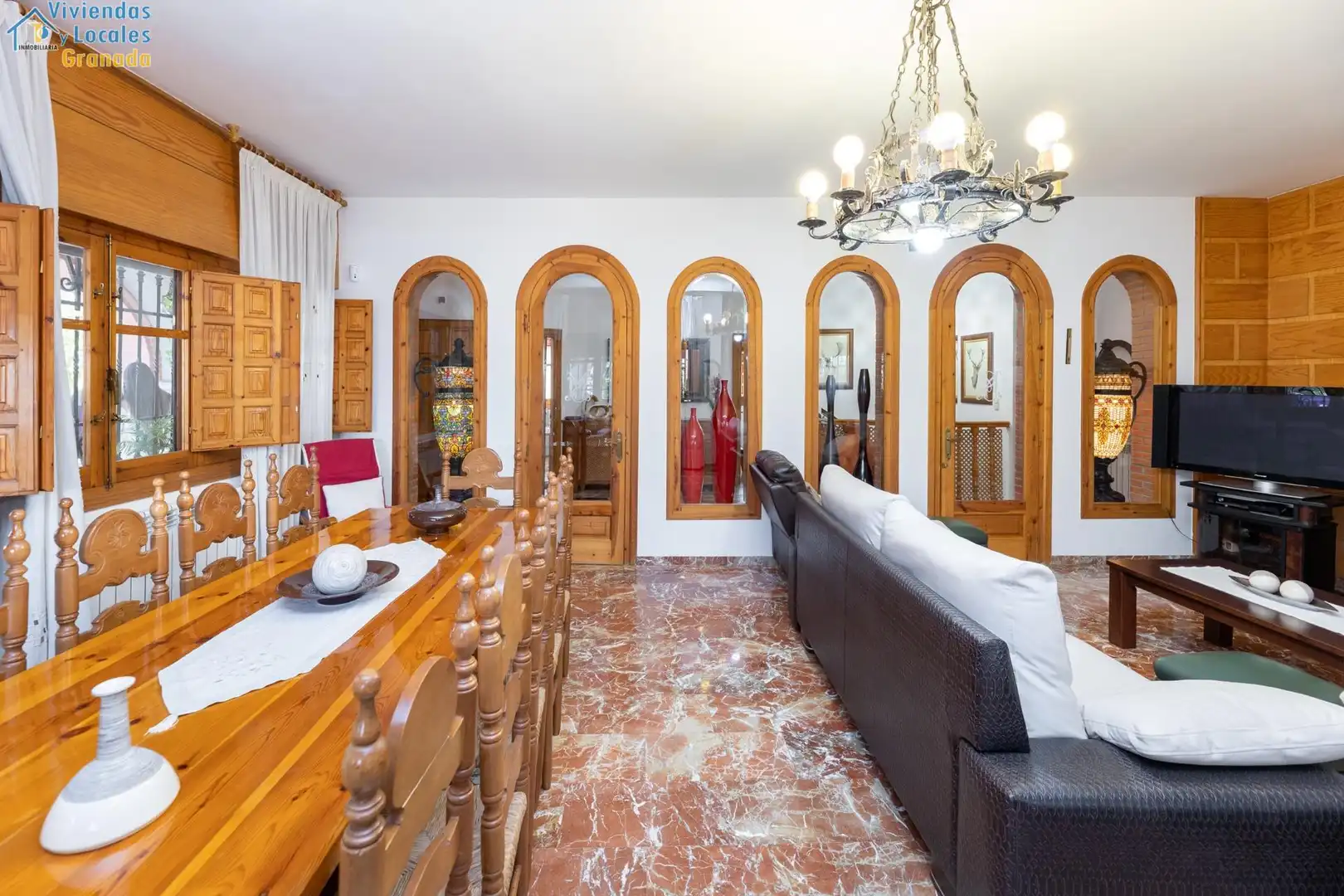 Comedor de Casa o chalet en venta en Granada con Aire acondicionado, Jardín privado y Trastero