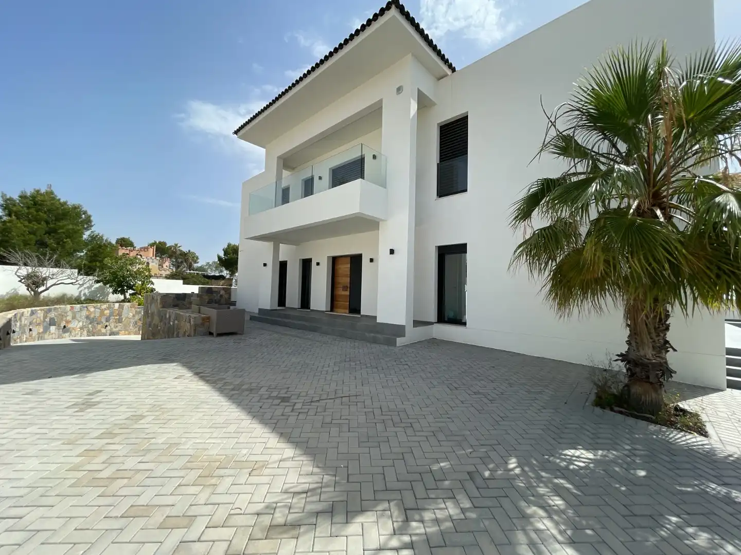 Vista exterior de Casa o xalet en venda en Rojales amb Aire condicionat, Jardí privat i Terrassa