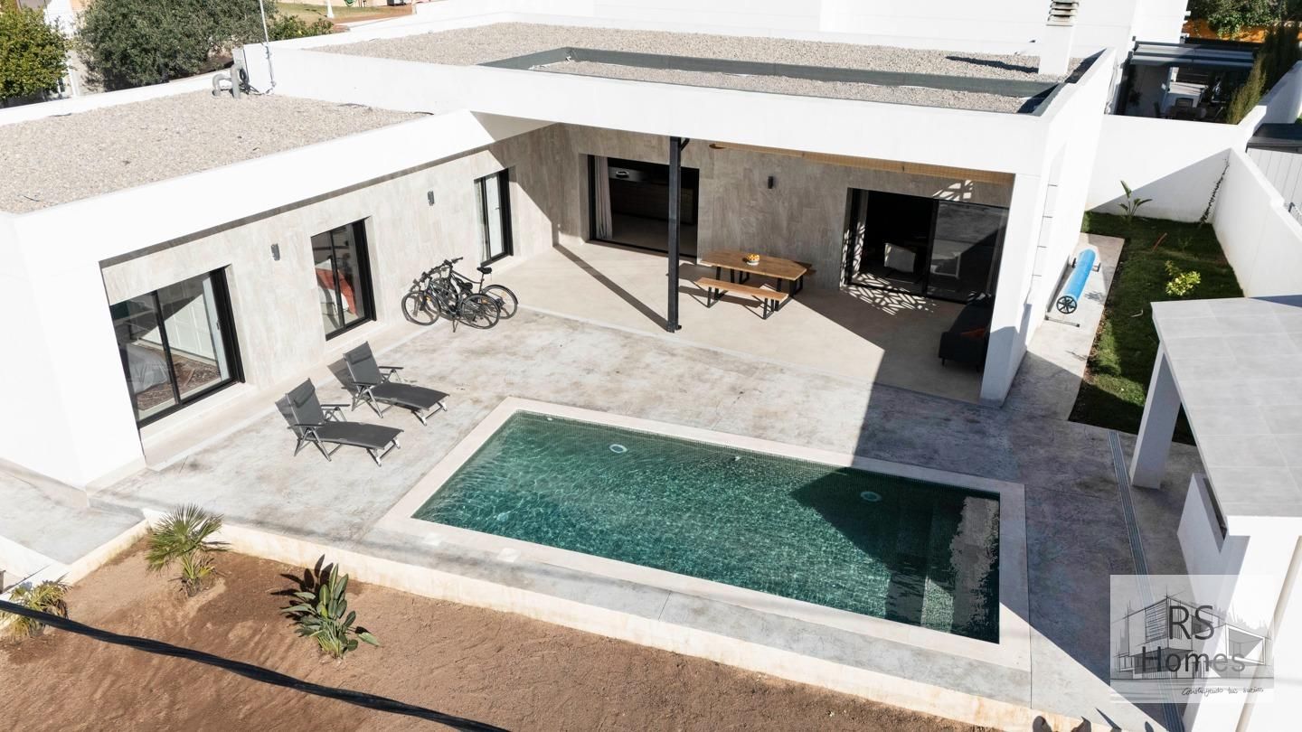 Terrasse von Haus oder Chalet zur Miete in L'Eliana mit Klimaanlage, Privatgarten und Terrasse