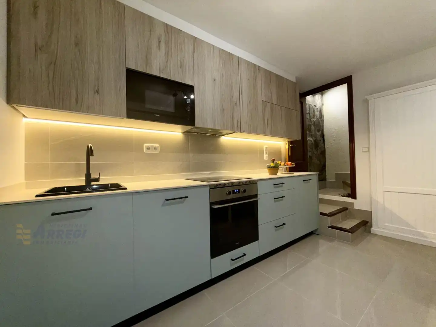 Kitchen of Flat for sale in Mendaro  with Heating, Private garden and Terrace
