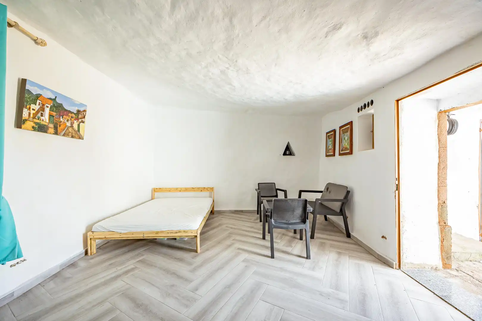 Dormitori de Casa o xalet en venda en Vega de San Mateo amb Jardí privat, Terrassa i Moblat