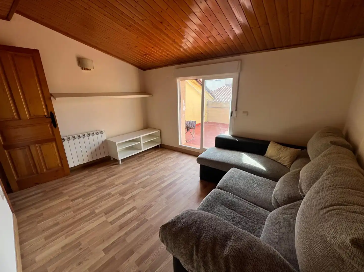 Living room of Attic for sale in  Logroño  with Heating, Parquet flooring and Terrace