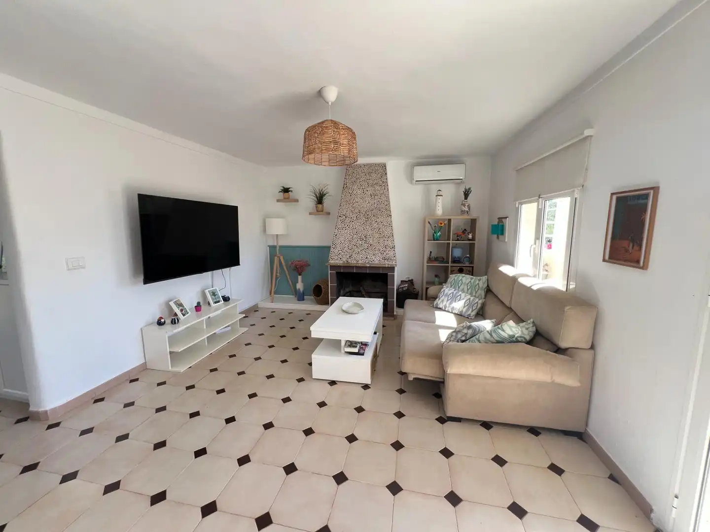 Sala de estar de Finca rústica en venta en Inca con Aire acondicionado, Jardín privado y Terraza