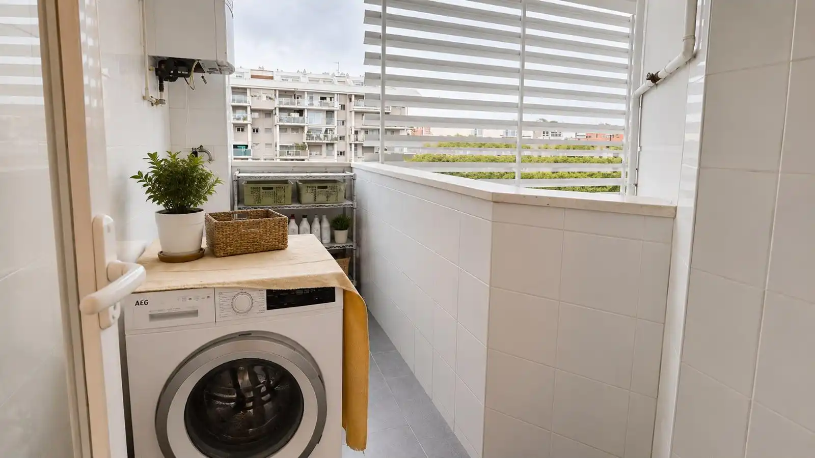 Balcony of Flat for sale in Valencia  with Air Conditioner, Heating and Private garden