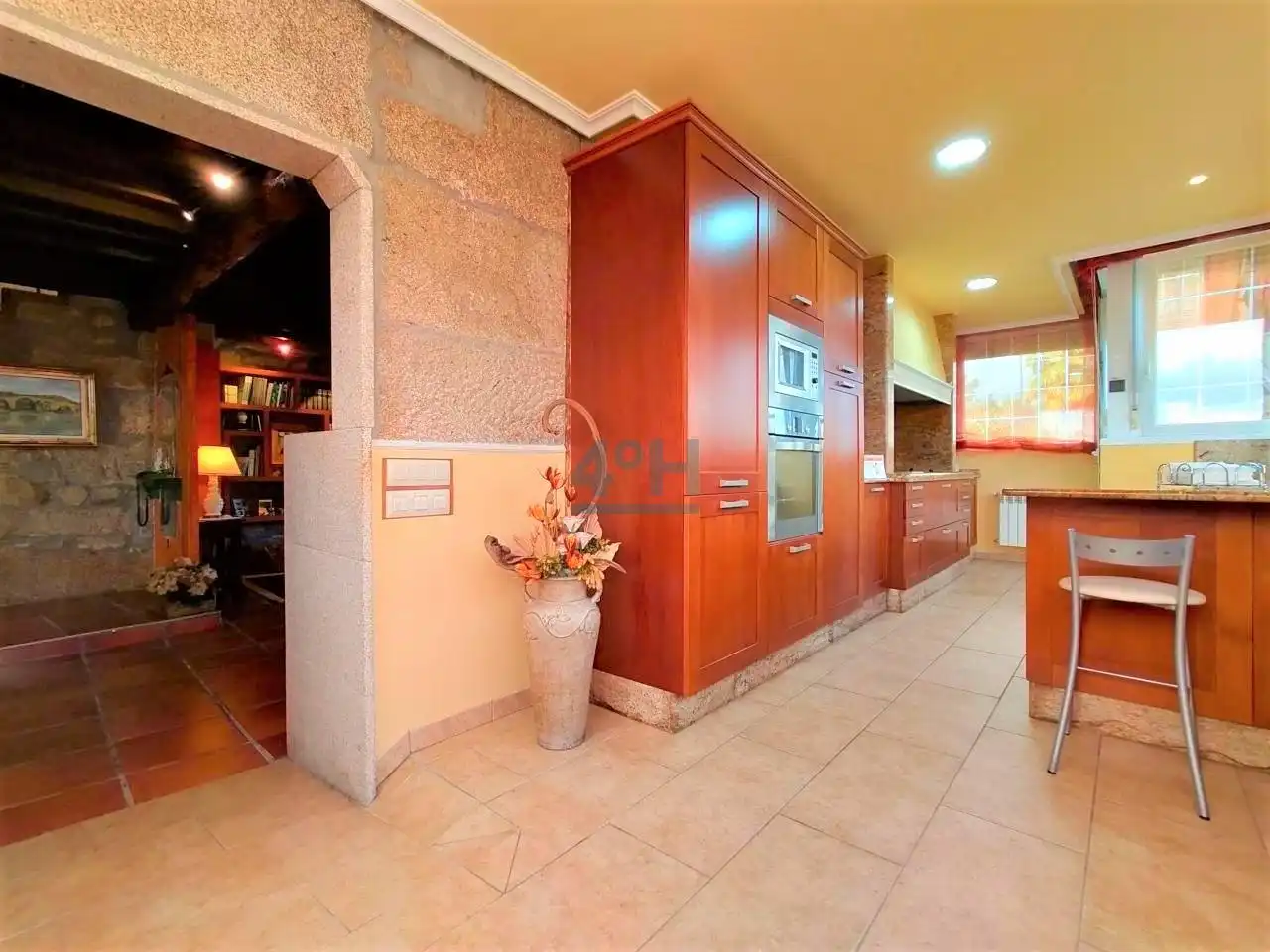 Cocina de Casa o chalet en venta en Amoeiro con Calefacción, Jardín privado y Terraza
