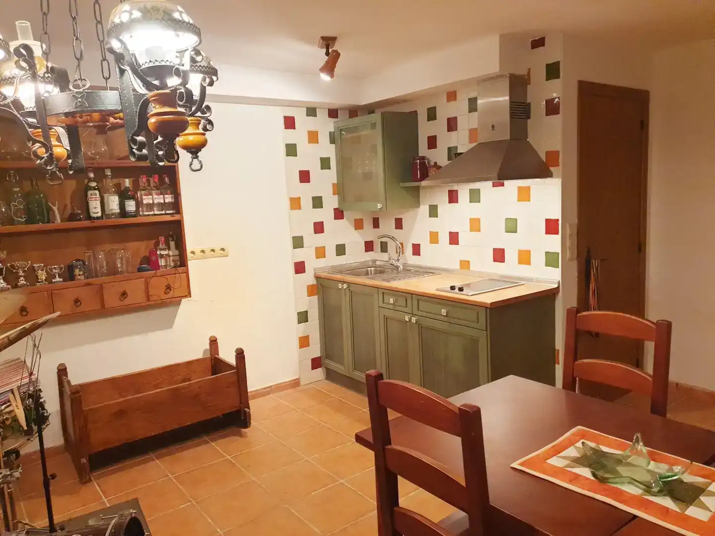 Cuina de Casa o xalet en venda en Castiello de Jaca amb Balcó