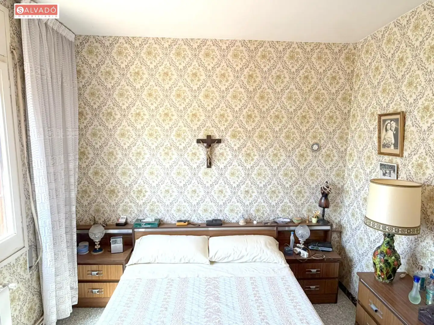 Schlafzimmer von Erdgeschoss zum Verkauf in Calafell mit Klimaanlage, Heizung und Privatgarten