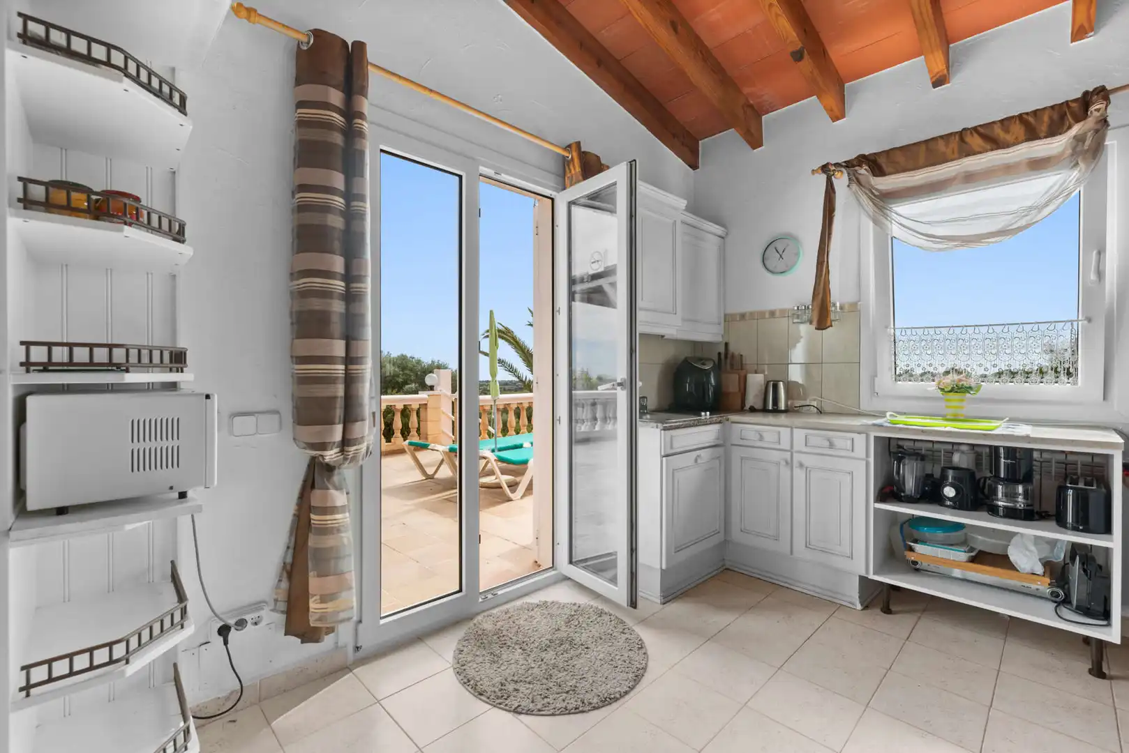 Küche von Country house zum Verkauf in Manacor mit Klimaanlage, Heizung und Terrasse