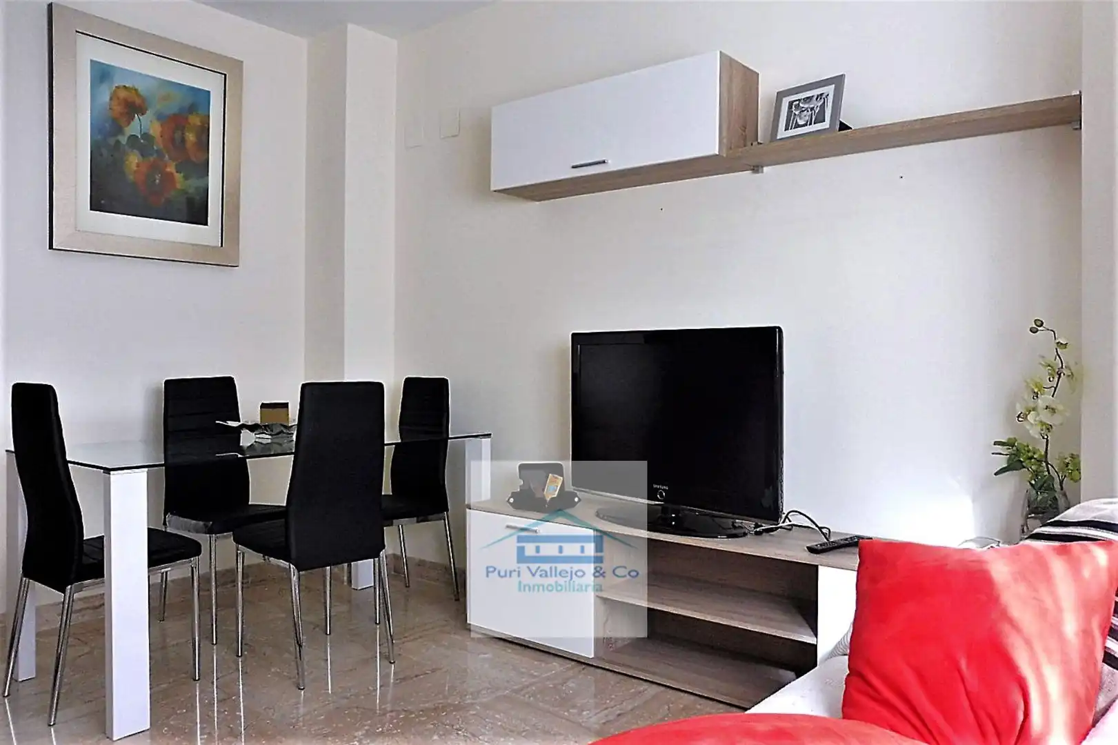 Sala de estar de Piso en venta en Córdoba con Aire acondicionado, Trastero y Amueblado