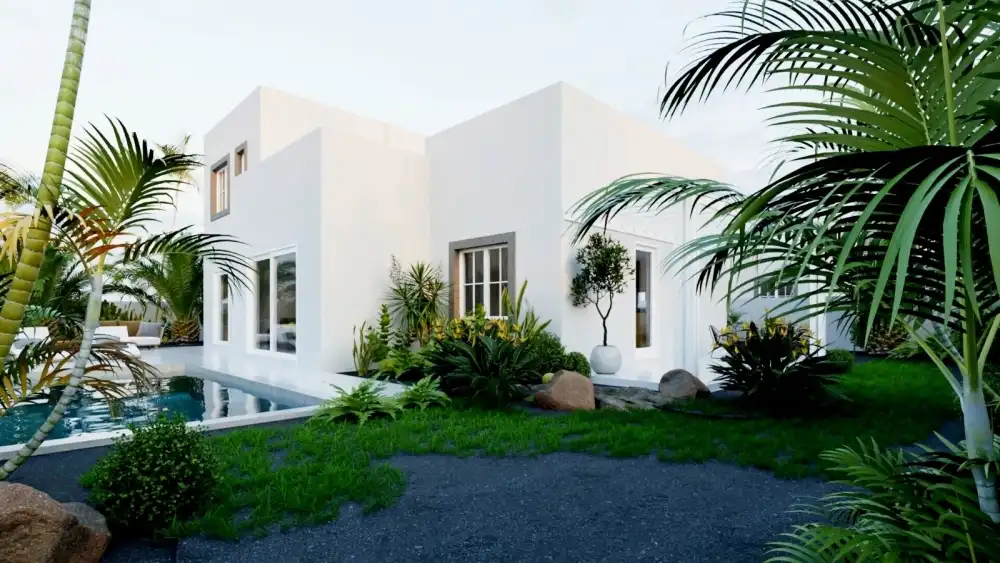 Vista exterior de Casa o chalet en venta en Yaiza con Terraza y Balcón