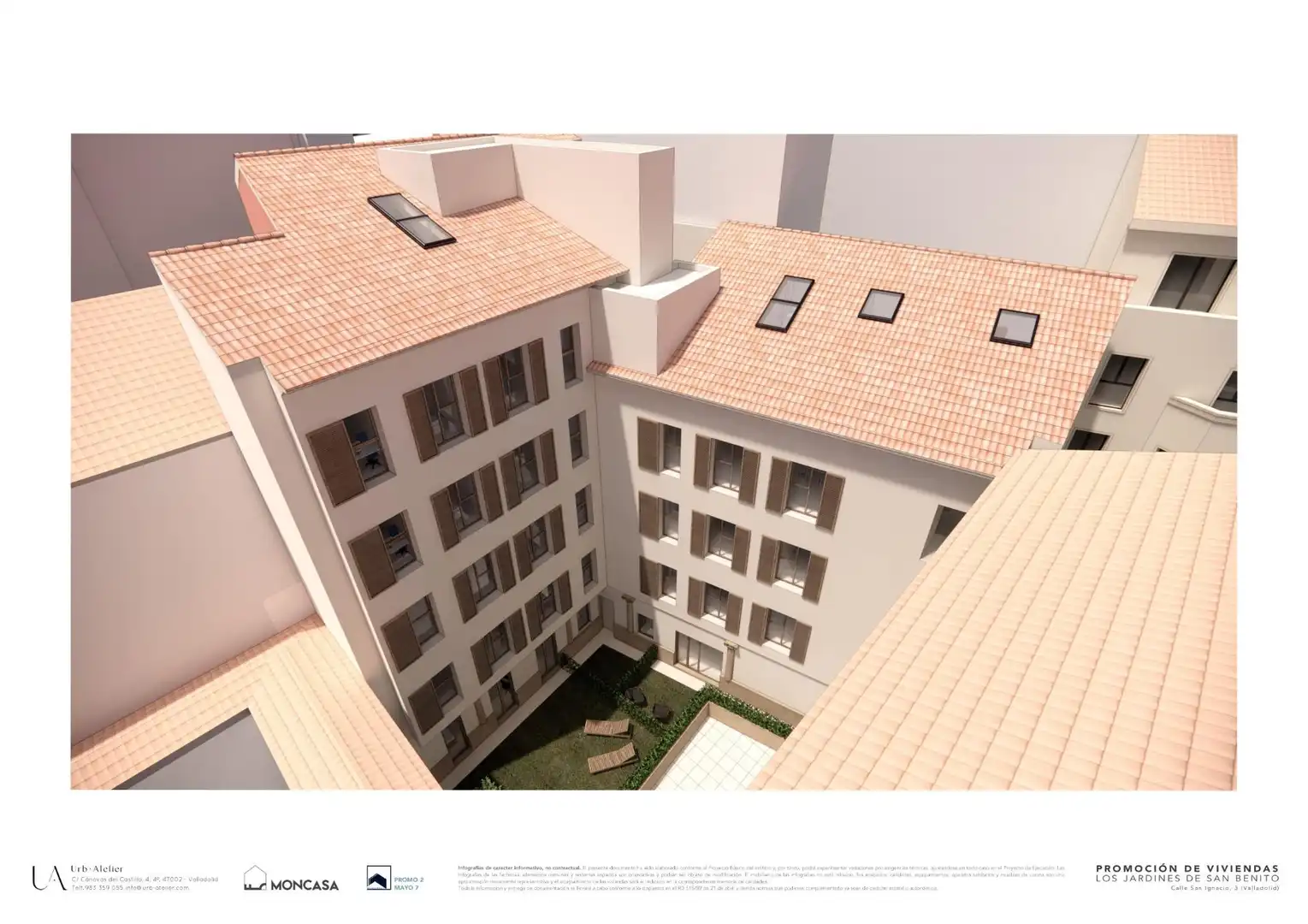 Vista exterior de Ático en venta en Valladolid con Calefacción, Jardín privado y Trastero