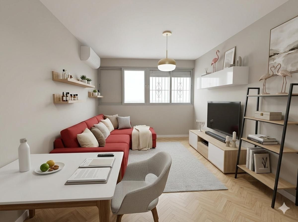 Living room of Flat for sale in  Madrid Capital  with Heating and Storage room