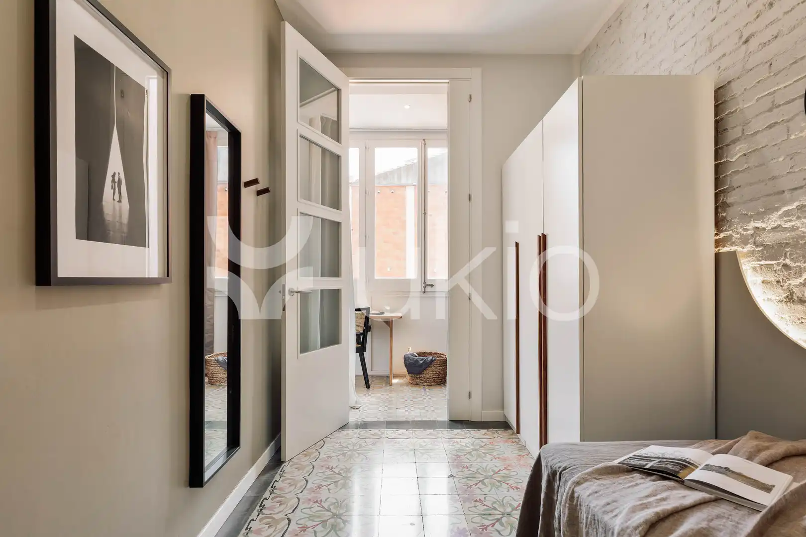 Bedroom of Apartments for rent in Barcelona  with Air Conditioner, Heating and Furnished