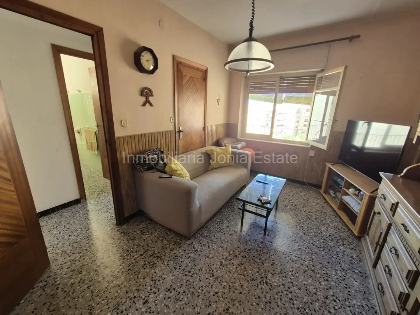Sala d'estar de Apartament en venda en Villajoyosa / La Vila Joiosa amb Aire condicionat, Jardí privat i Terrassa