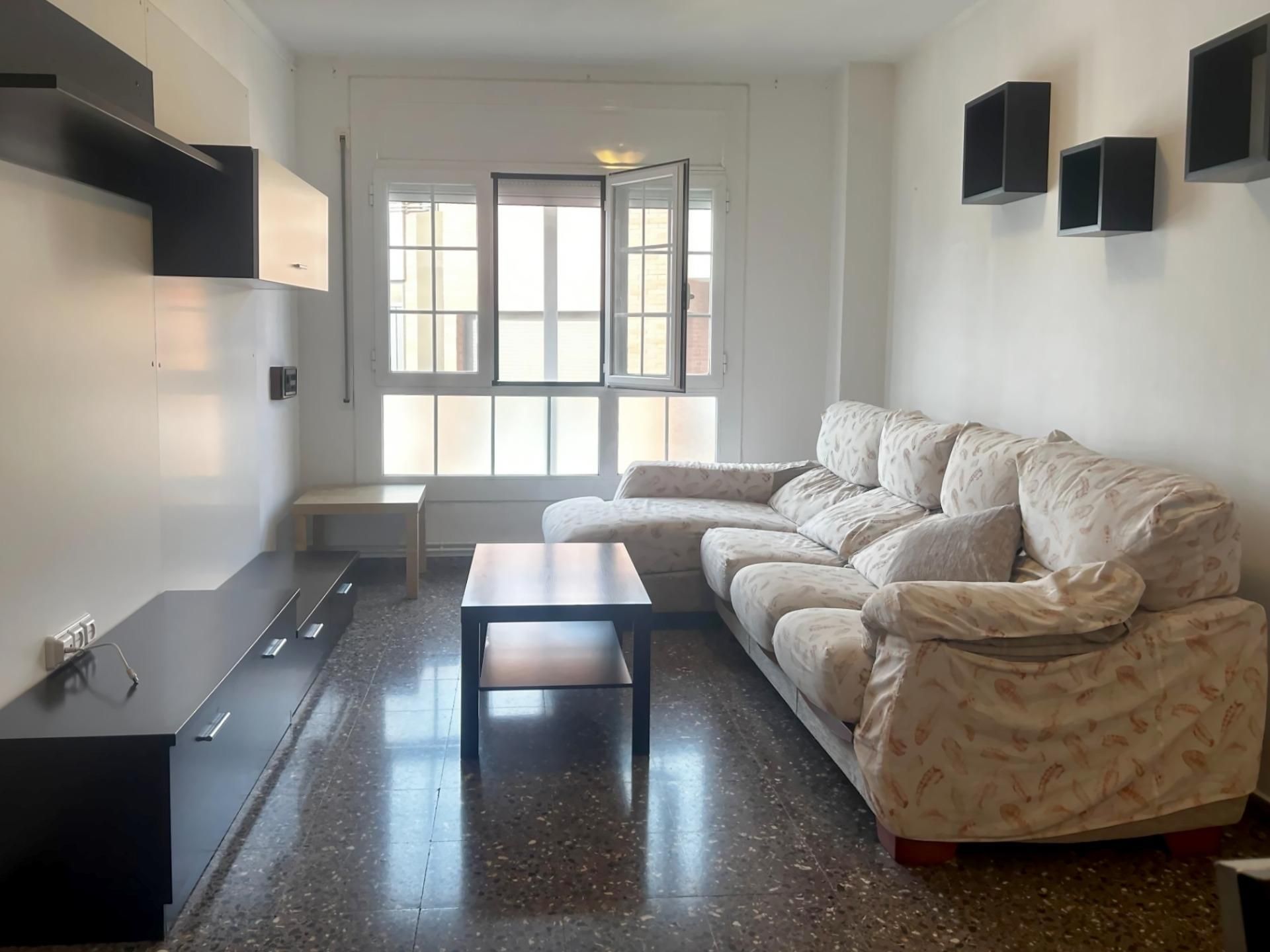 Living room of Flat for sale in Alcoletge  with Heating, Terrace and Storage room