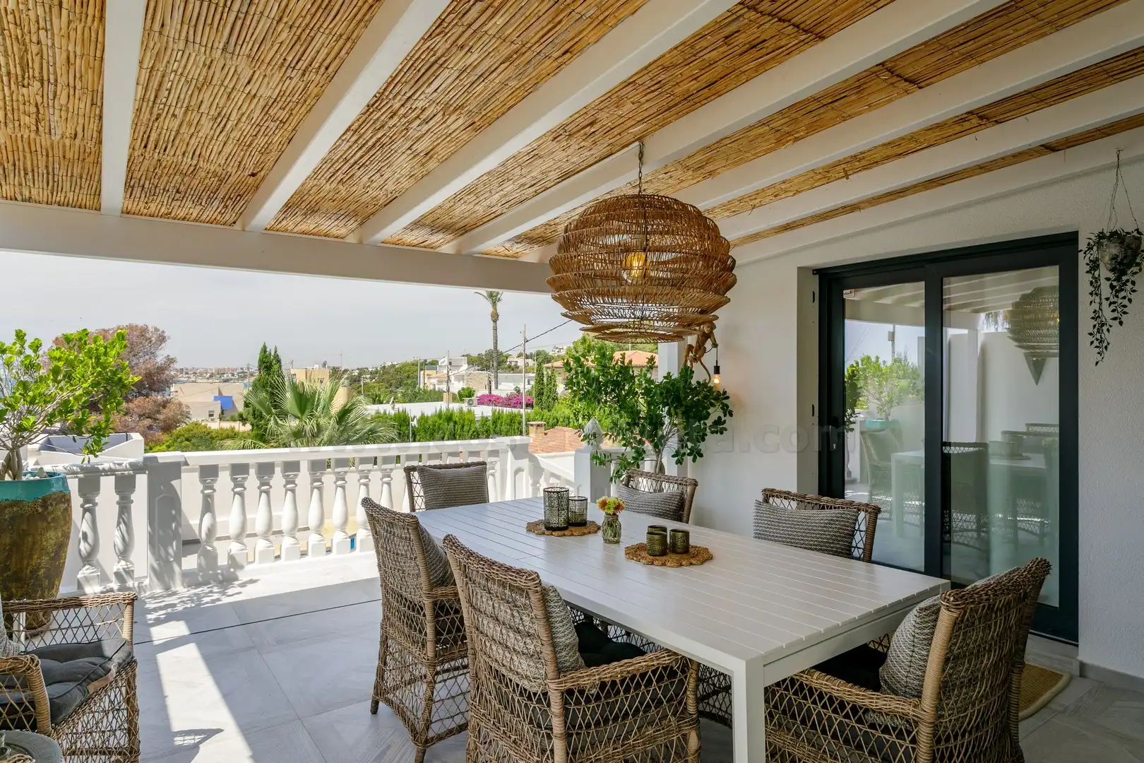 Terrassa de Casa o xalet en venda en El Campello amb Aire condicionat, Jardí privat i Terrassa