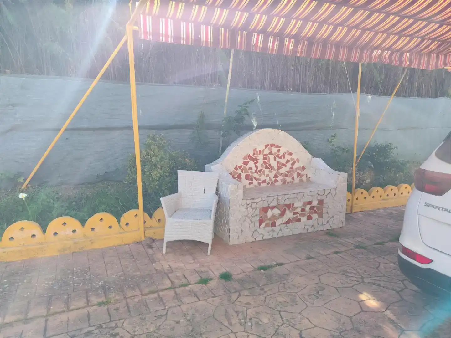 Terrassa de Finca rústica en venda en Palma del Río amb Aire condicionat i Piscina