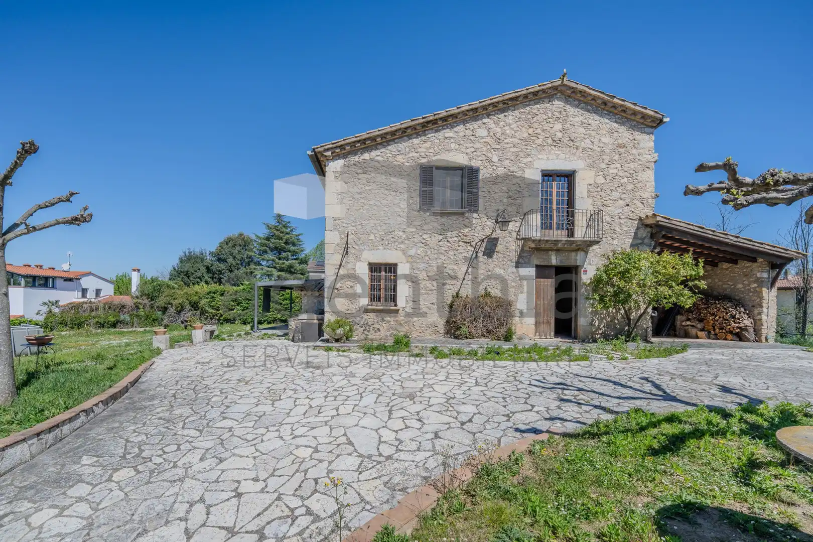 Vista exterior de Finca rústica en venda en Girona amb Aire condicionat, Calefacció i Terrassa