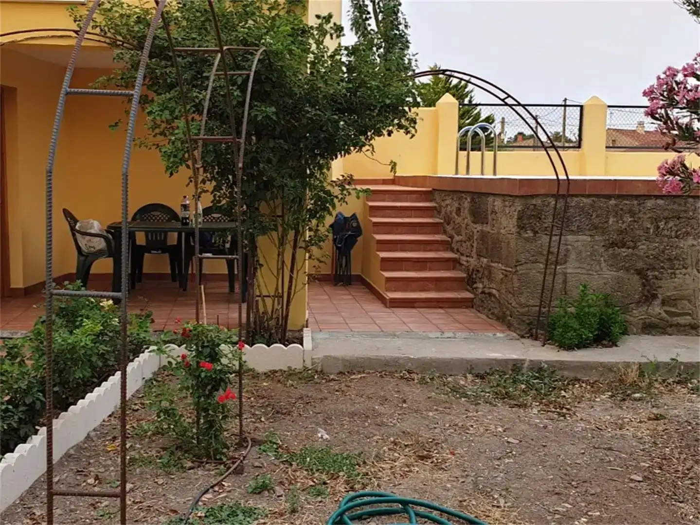 Terraza de Casa o chalet en venta en Bermillo de Sayago con Jardín privado, Trastero y Piscina