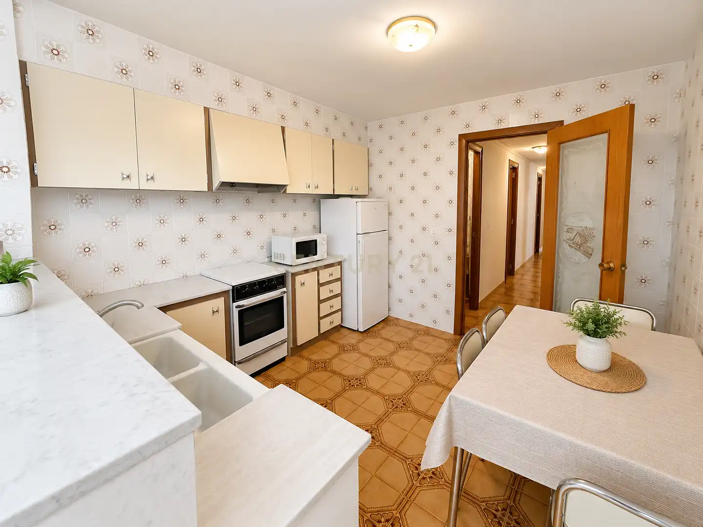 Cocina de Apartamento en venta en Piles con Aire acondicionado