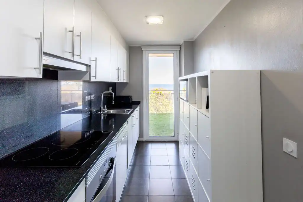 Kitchen of Apartments for sale in Mataró  with Air Conditioner, Heating and Parquet flooring