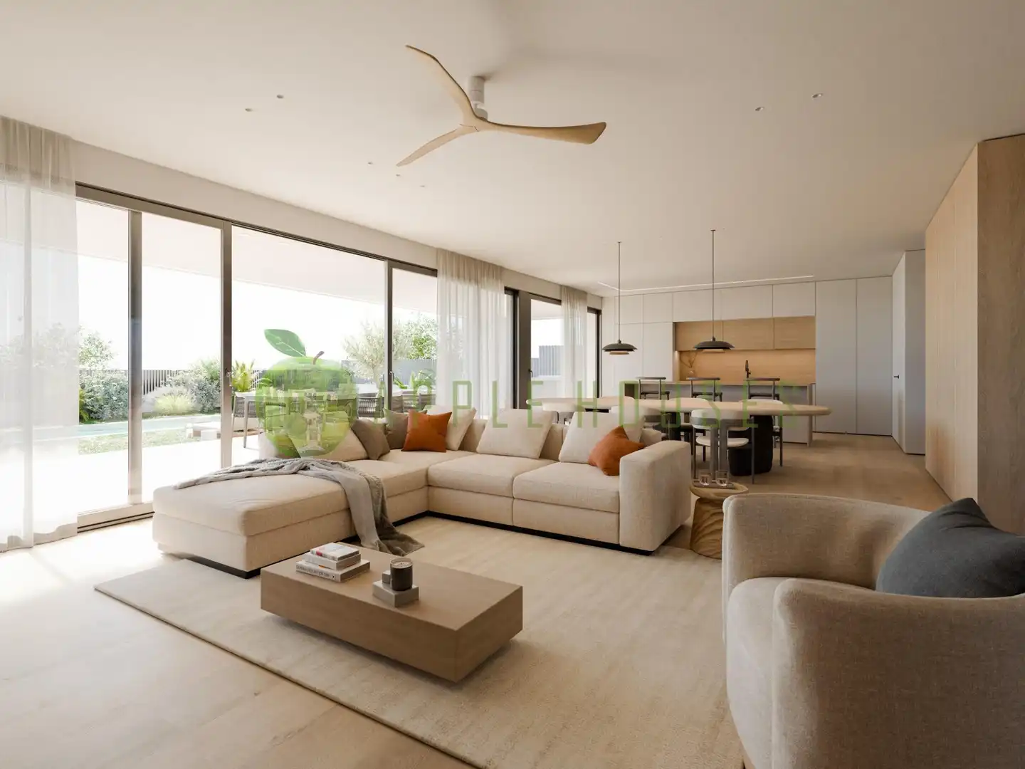 Sala de estar de Casa o chalet en venta en Sitges con Calefacción, Jardín privado y Terraza