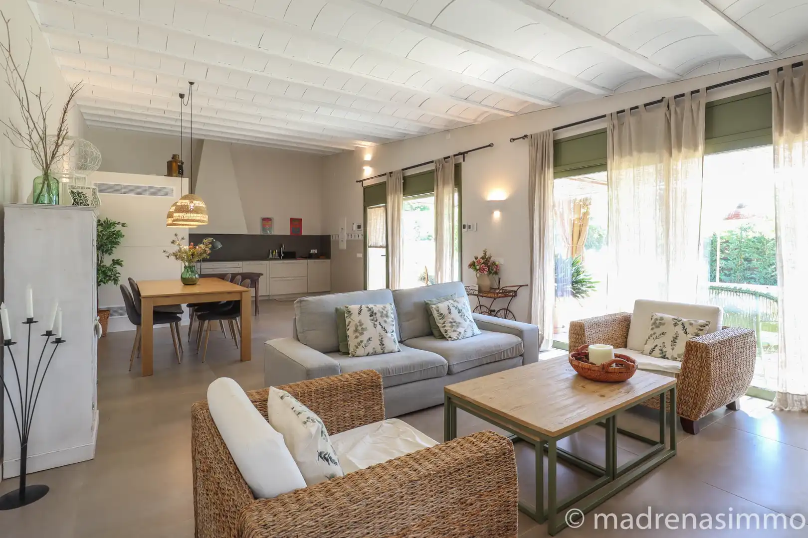 Sala de estar de Casa o chalet de alquiler en Ultramort con Aire acondicionado, Calefacción y Jardín privado