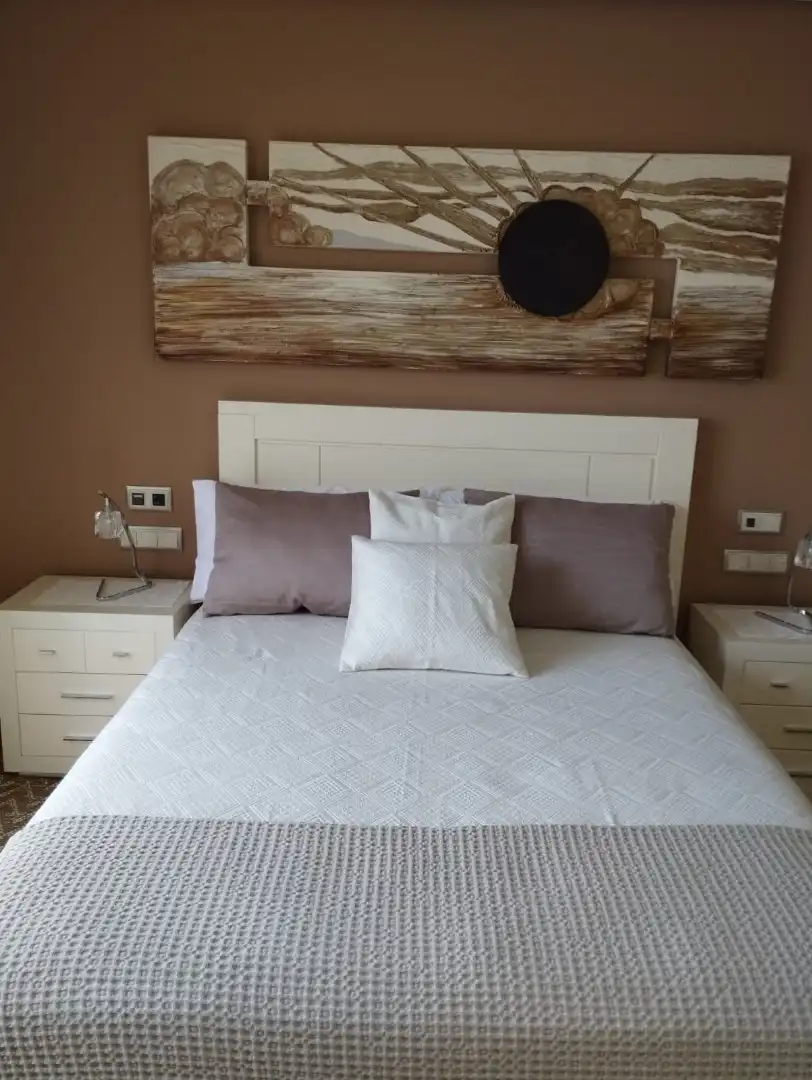 Bedroom of Houses for rent in Sanxenxo  with Air Conditioner, Private garden and Terrace