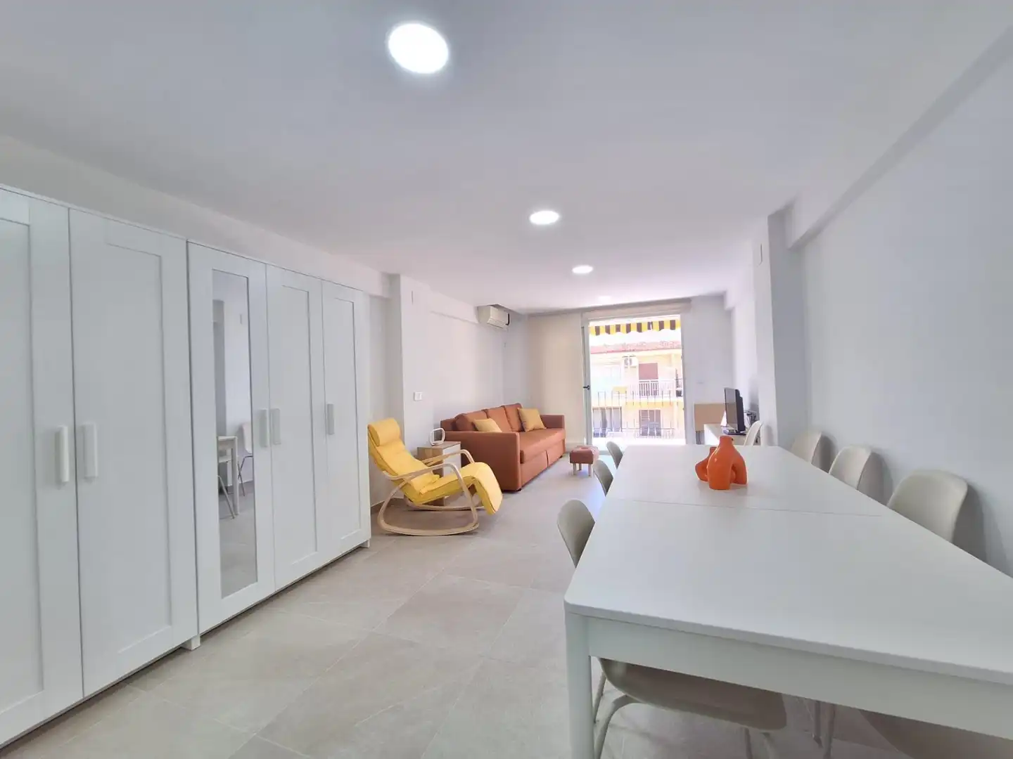 Living room of Apartments for sale in Cullera  with Air Conditioner and Balcony