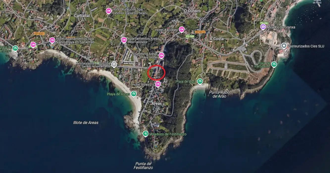 Exterior view of Flat for sale in Sanxenxo  with Air Conditioner, Heating and Private garden