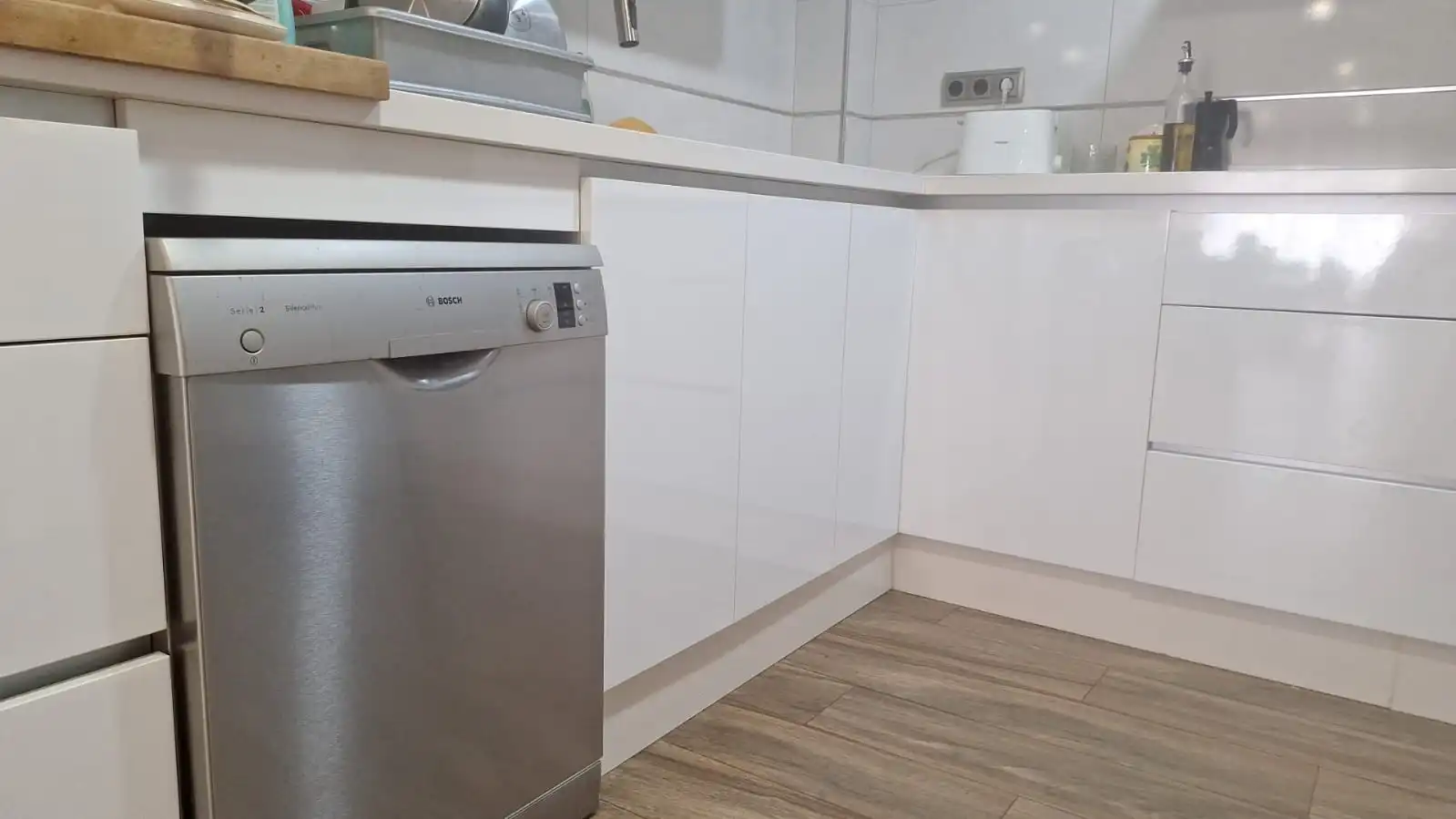 Küche von Wohnung zur untervermieten in Cartagena mit Klimaanlage, Möbliert und Ofen
