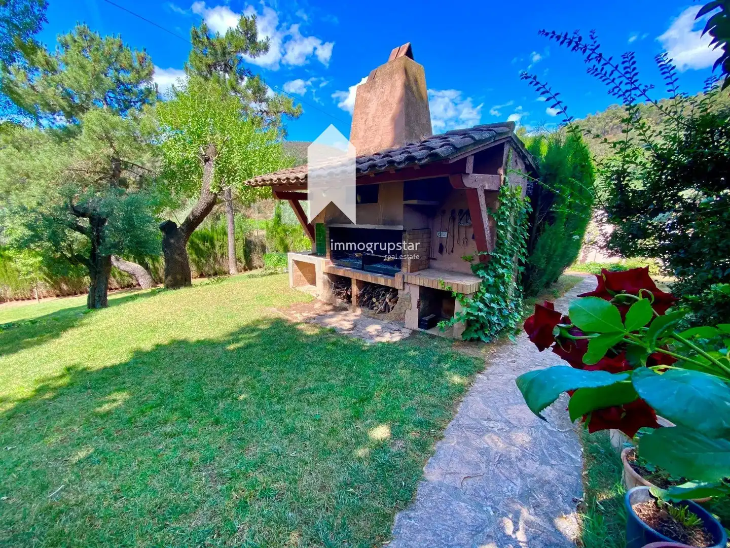 Jardí de Finca rústica en venda en Vall-llobrega amb Aire condicionat, Calefacció i Terrassa