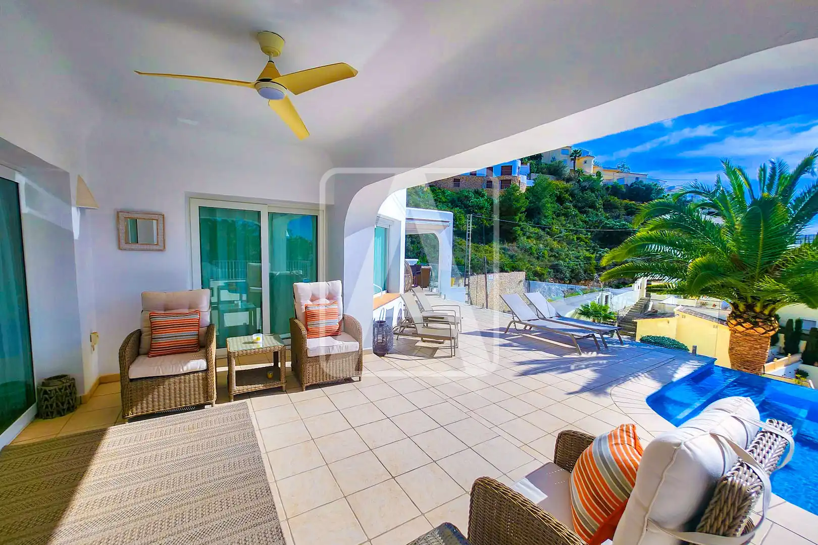 Terrace of Houses for sale in Moraira  with Air Conditioner, Heating and Private garden