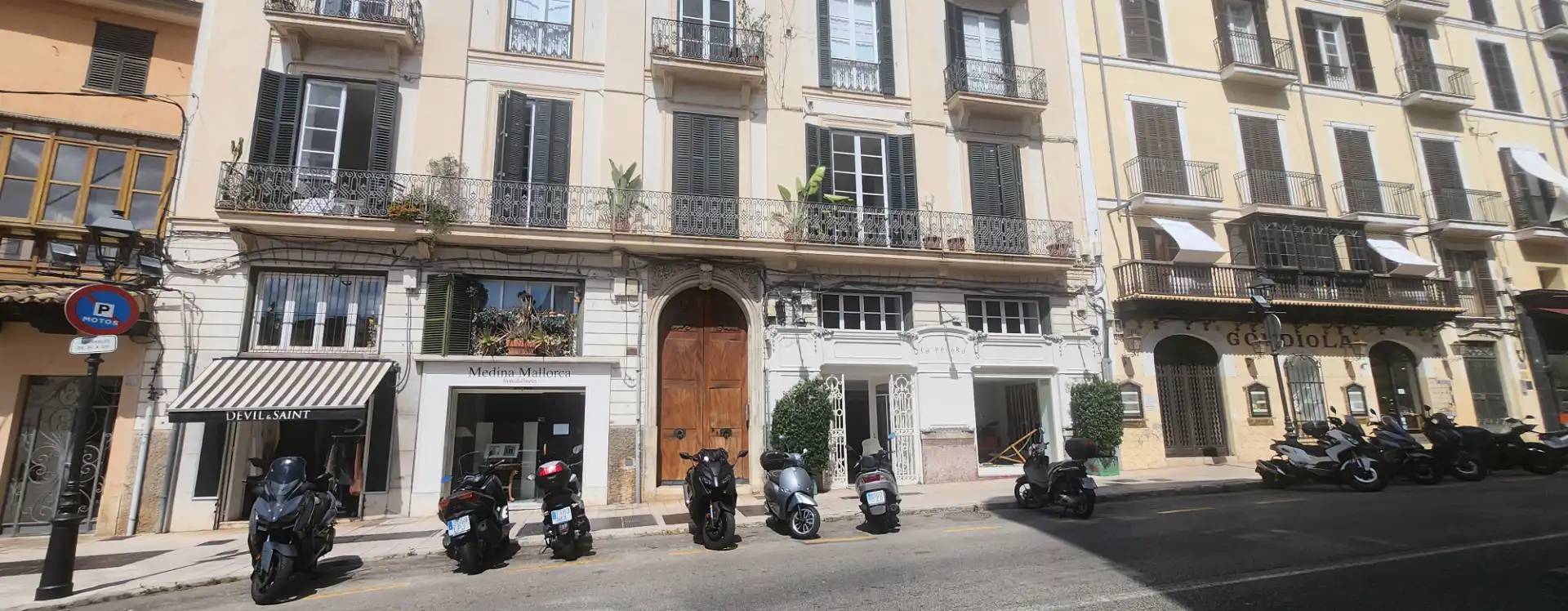 Exterior view of Flat for rent in  Palma de Mallorca  with Air Conditioner, Heating and Balcony