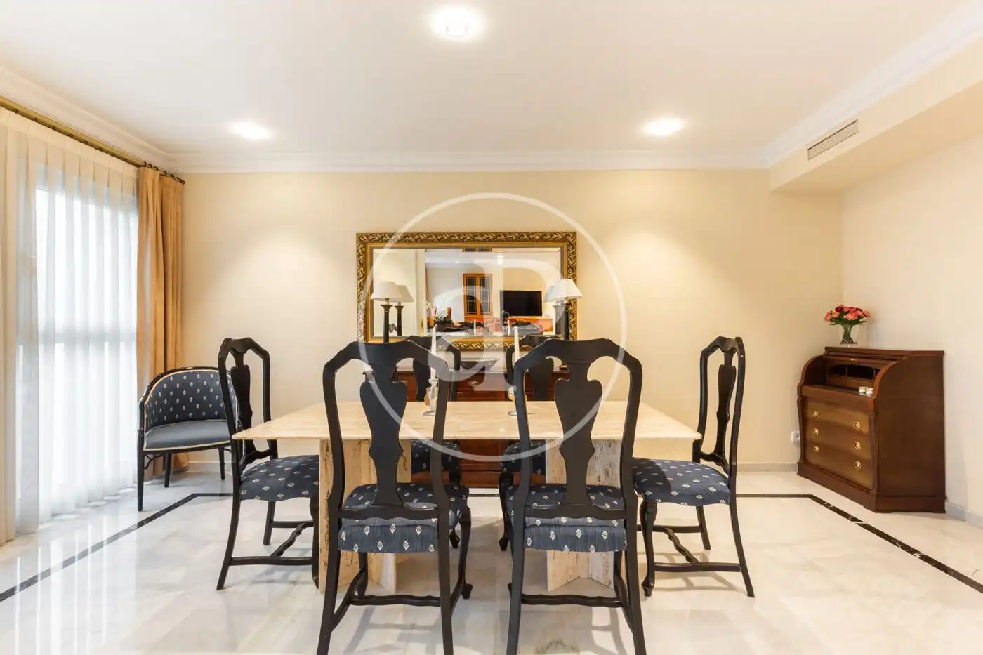Dining room of Flat for rent in Valencia  with Air Conditioner, Heating and Storage room