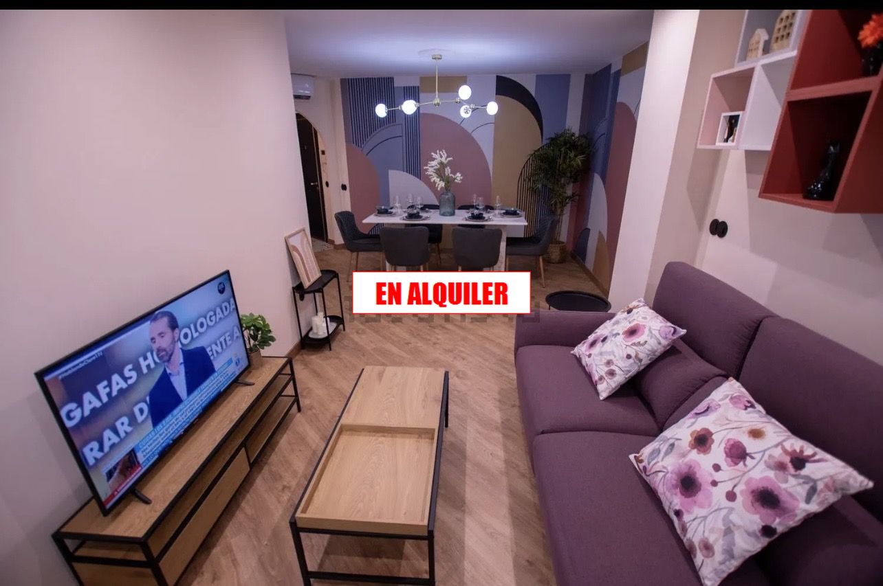 Living room of Flat to rent in Ciudad Real Capital  with Air Conditioner, Heating and Swimming Pool