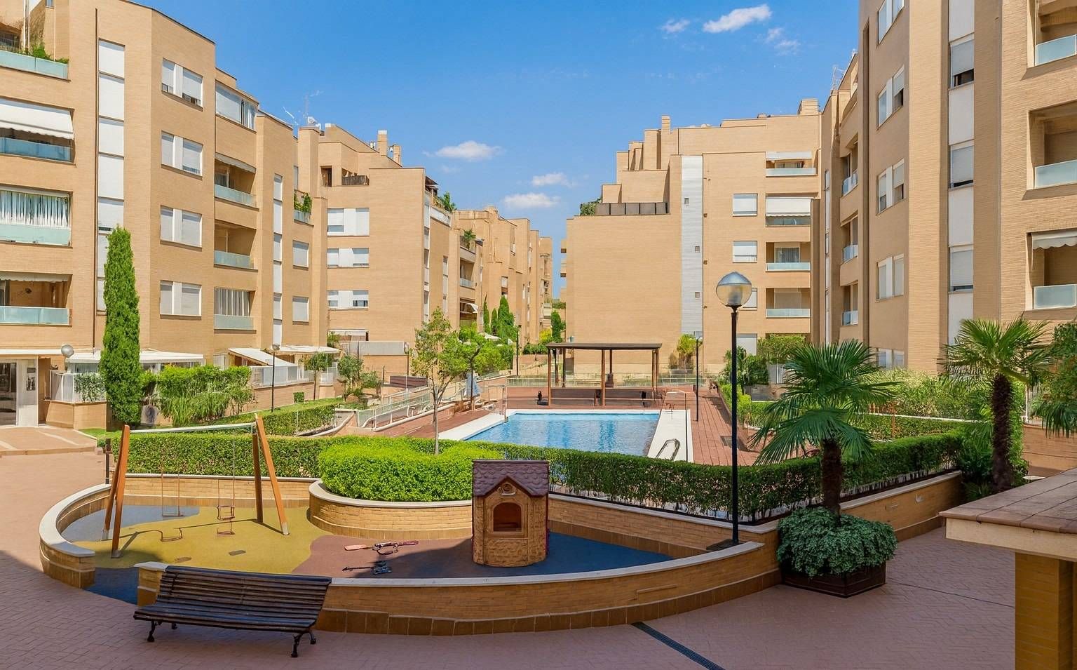 Swimming pool of Flat for sale in La Moraleja  with Air Conditioner, Heating and Terrace