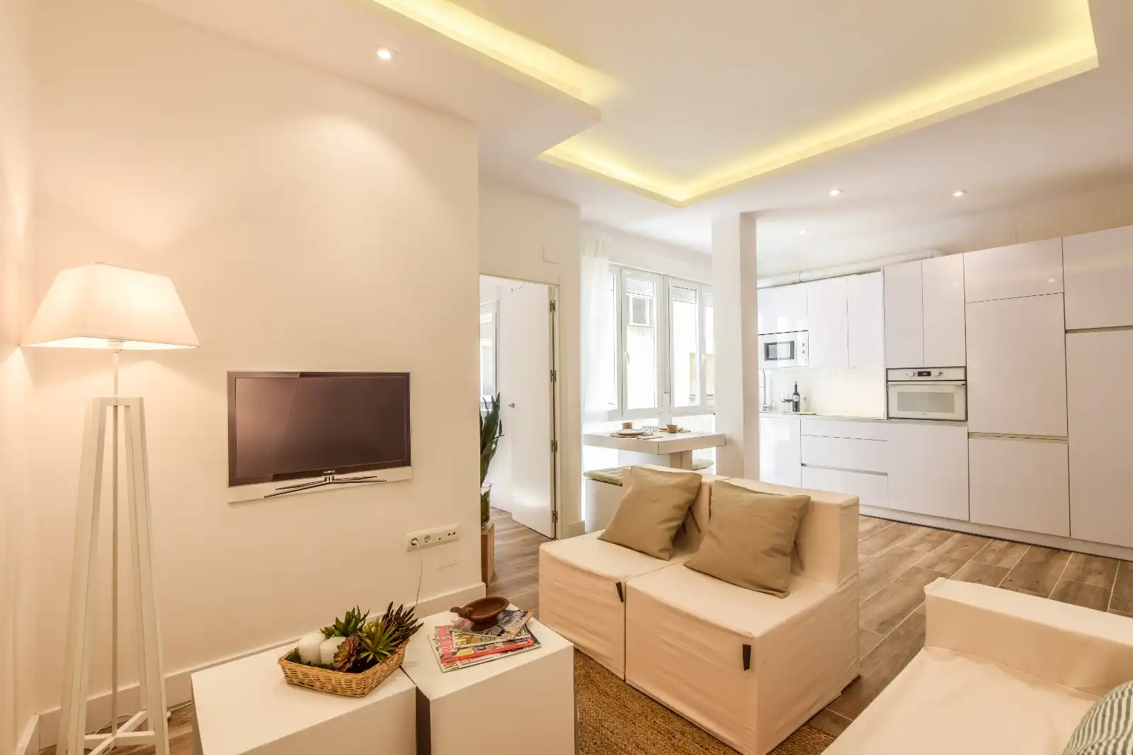 Sala de estar de Piso de alquiler en Madrid con Calefacción
