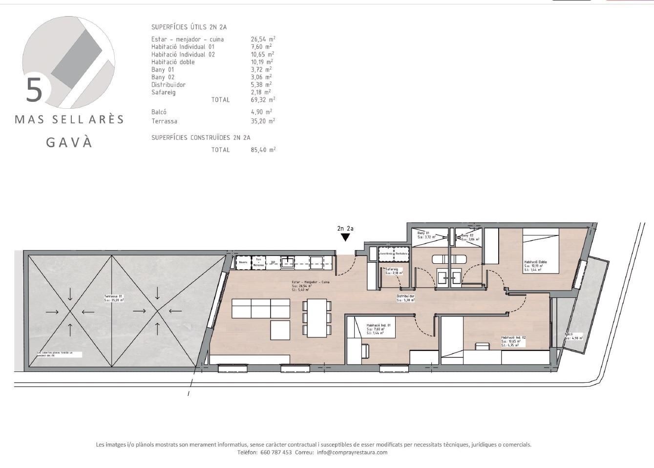 Piso en venta en Gavà con Calefacción y Balcón