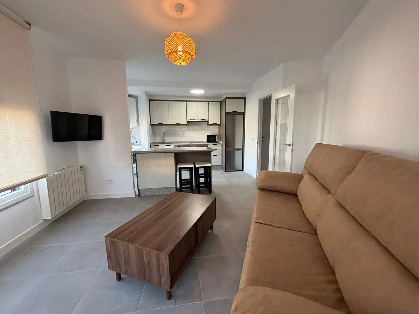 Living room of Apartments for rent in Ferrol  with Heating, Storage room and Furnished
